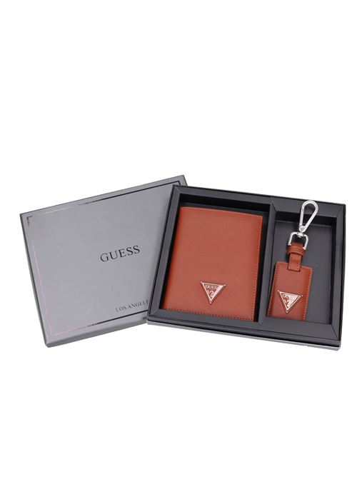 Faux leather wallet and key ring set GUESS | PM0004_GUESCUOIO