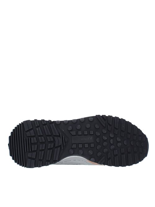 Sneakers in pelle tessuto e camoscio HIDNANDER | HD2MS230 310BEIGE-GIALLO-GRIGIO