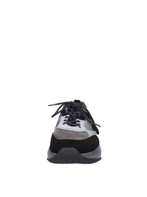 Leather and suede fabric trainers HOGAN | VB0007_HOGAMULTICOLORE