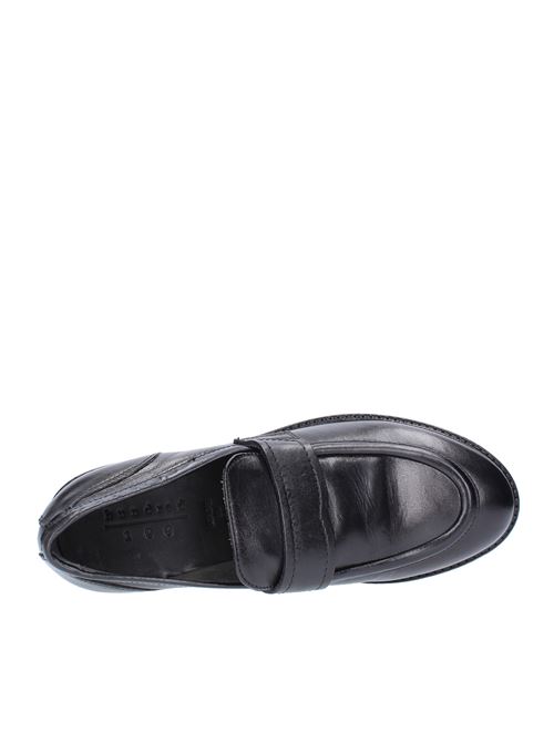 Leather moccasins model W742-03 HUNDRED 100 | W742-03NERO