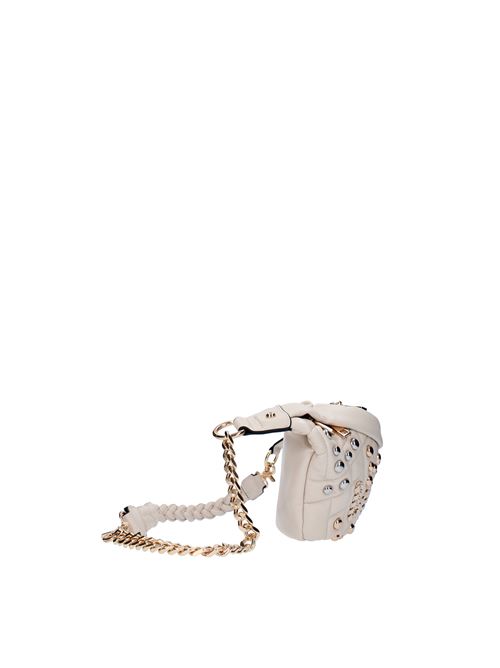 Faux leather pouch bag LA CARRIE | 122M-CL-234-SYNOFF WHITE