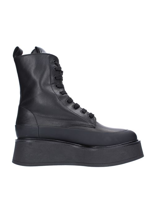 Leather wedge boots LEMARE' | 2725NERO