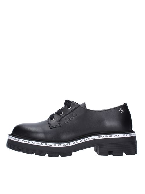 Derby lace-up shoes model TAILOR 117 in leather LIU JO | 4F1799 P0102NERO