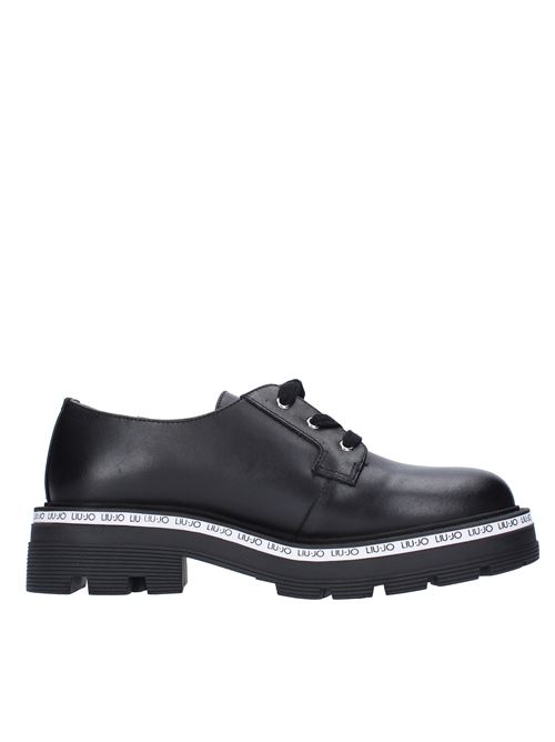 Derby lace-up shoes model TAILOR 117 in leather LIU JO | 4F1799 P0102NERO