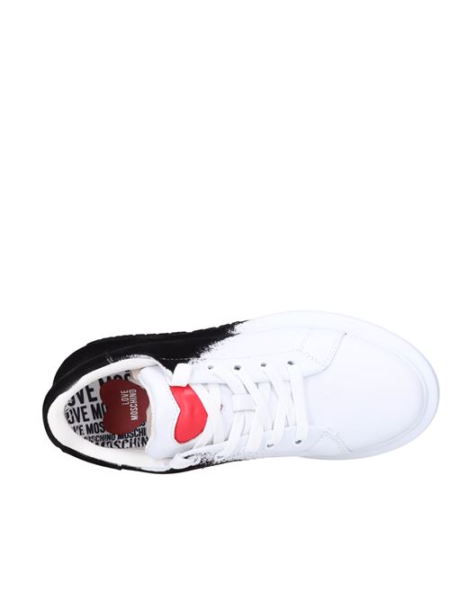 Leather trainers LOVE MOSCHINO | VB0004_LOMOBIANCO