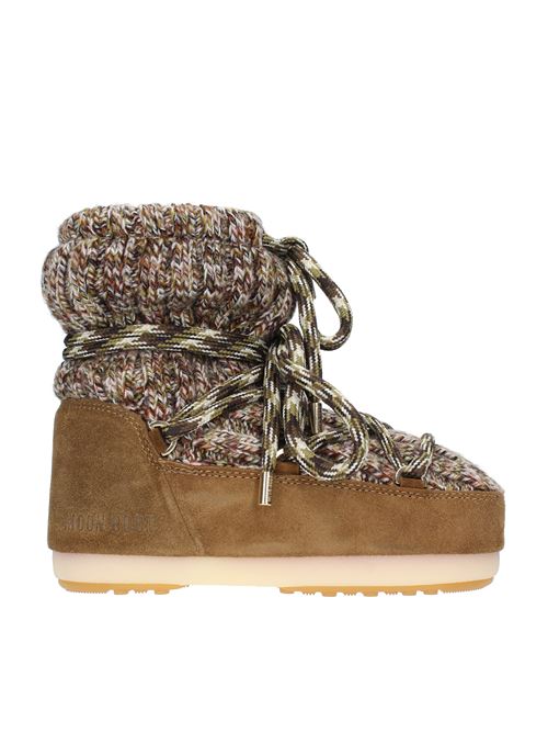 LOW WOOL MOON BOOT snow boots in suede and fabric MOON BOOT | 14600800MULTICOLOR