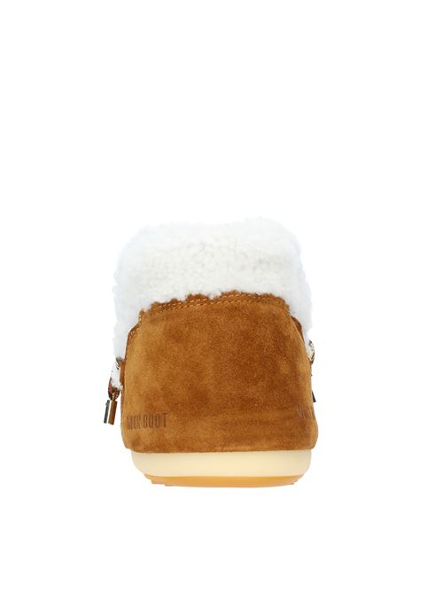 PUMPS SHEARLING MOON BOOT snow boots in fur and suede MOON BOOT | 14600900MARRONE-BIANCO