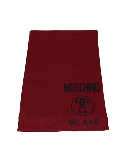 Wool and acrylic scarf MOSCHINO | 50055M5145