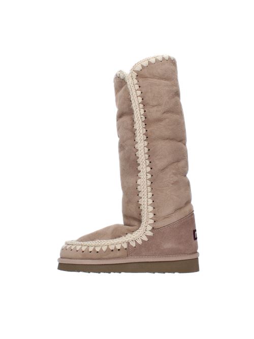 Boots model MU. FW101002A MOU suede boots with wool inserts MOU | MU.FW101002AGRIGIO