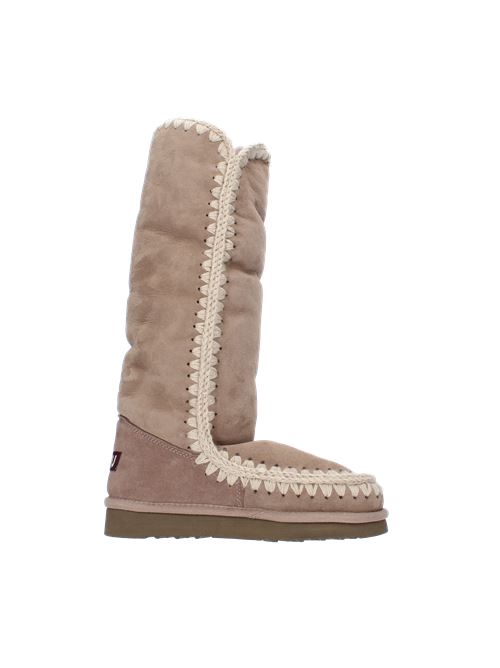 Boots model MU. FW101002A MOU suede boots with wool inserts MOU | MU.FW101002AGRIGIO