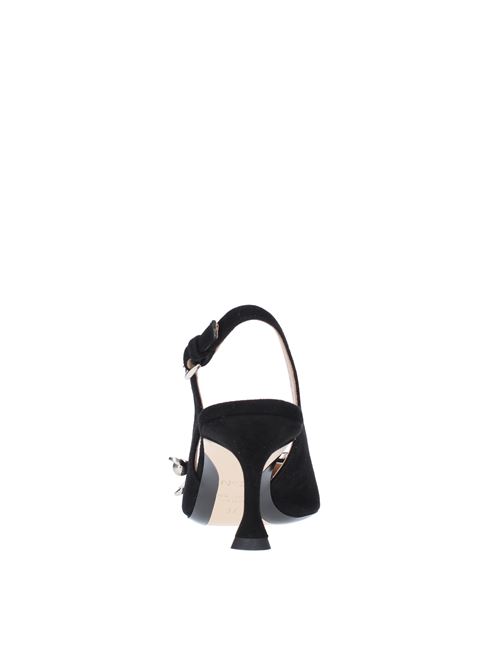 Décolleté slingback model 22ICPXNV N°21 in suede N°21 | 22ICPXNV14056-X090NERO