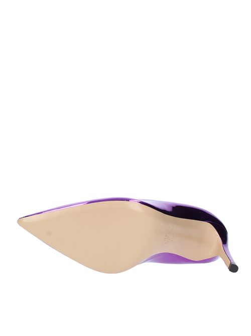 Shiny leather court shoe model 292531L9 NINALILOU | 292531L9VIOLA
