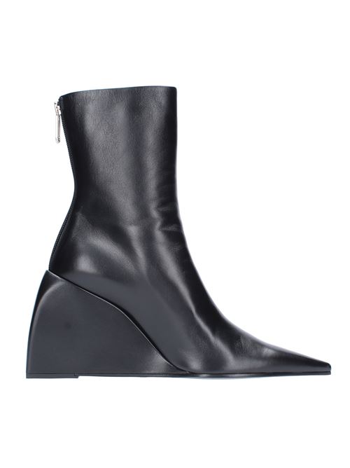 Leather ankle boots OFF-WHITE | 0WIE14F21LEA0011000NERO