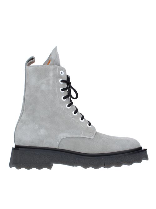 Suede amphibious boots OFF-WHITE | OMIE009S22LEA0021710GRIGIO