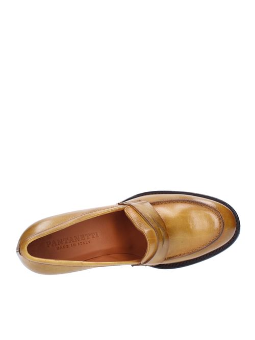 Leather loafers model 15549E PANTANETTI | 15549ESENAPE