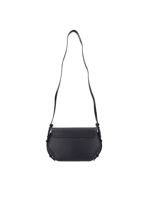 Love Click Exagon Mini shoulder bag in leather PINKO | 100075A0F1NERO