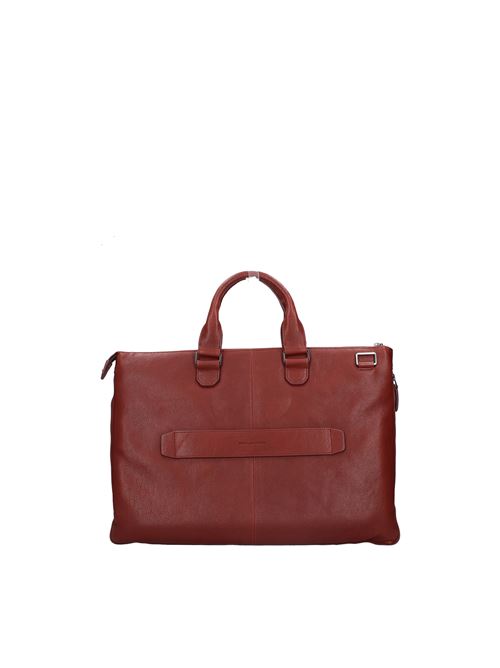 Leather briefcase bag PIQUADRO | CA4021S116BORDEAUX