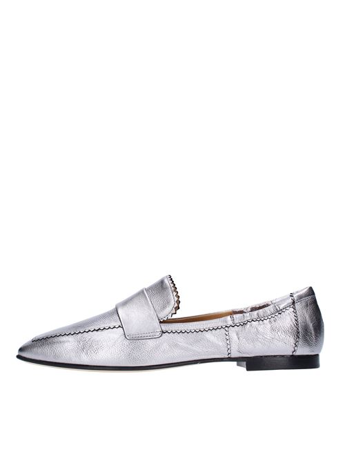 Laminated leather moccasins model 0541 POMME D'OR | 0541ACCIAIO