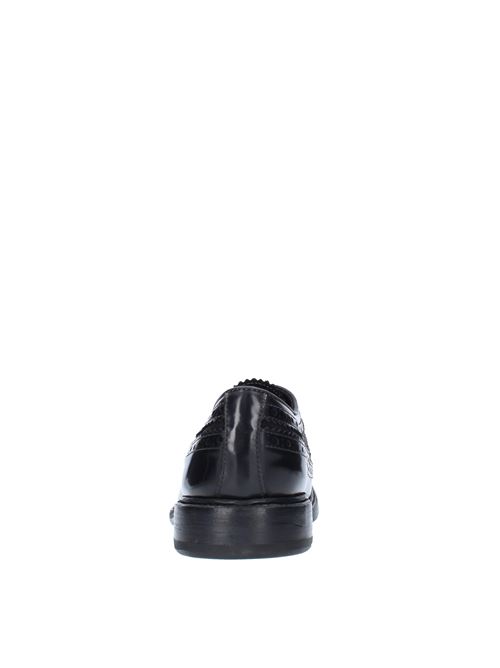 SIMON lace-up shoes in leather and suede PREVENTI | SIMON1NERO