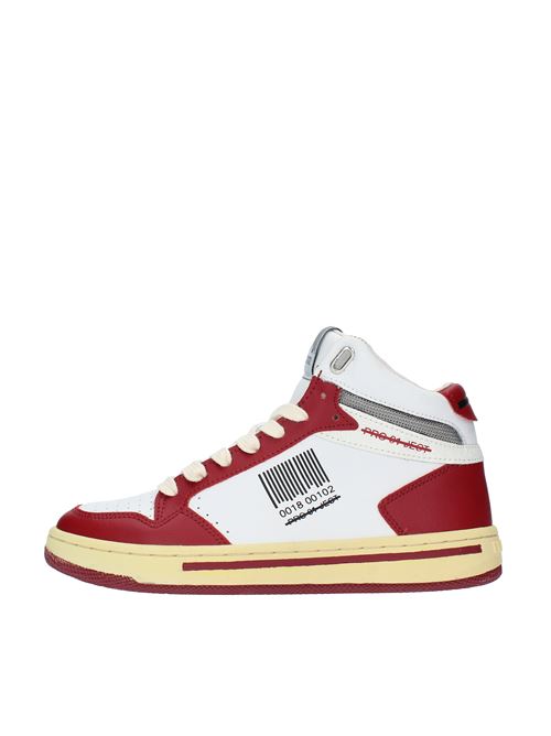 Model P5BW CE34 trainers in leather PRO 01 JECT | P5BW CE34BIANCO-ROSSO