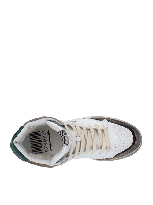 Trainers model P7BM BA23 in leather and suede PRO 01 JECT | P7BM BA23BIANCO-GRIGIO-VERDE