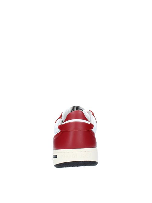 Sneakers modello P7BW BA26 in pelle e camoscio PRO 01 JECT | P7BW BA26BIANCO-ROSSO