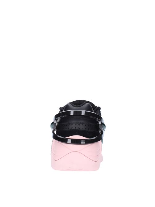 Leather and suede trainers RAF SIMONS | CYLON-21NERO-ROSA