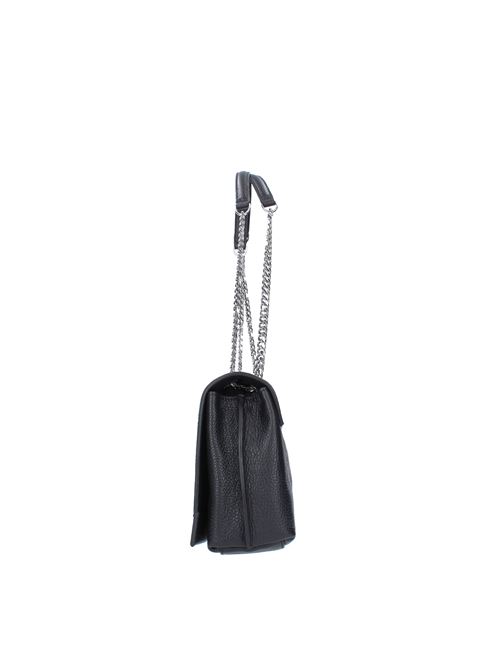Beatrice shoulder bag in grained leather REBELLE | BEATRICE CROSSBODYNERO