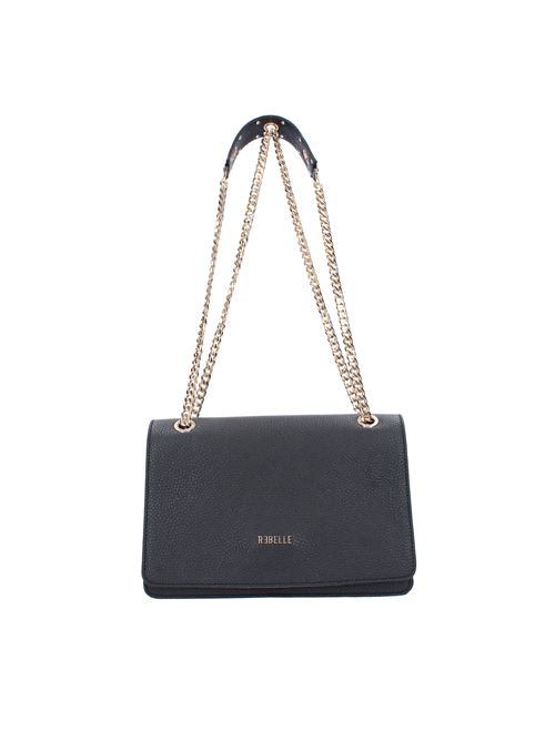 Estella shoulder bag in grained leather REBELLE | ESTELLA CROSSBODYNERO
