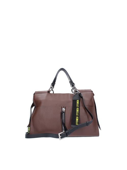 Tabetha bag in grained leather REBELLE | TABETHA HANDBAGSEQUOIA