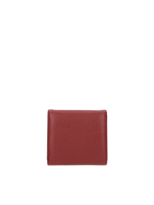 Leather wallet REBELLE | WALLET W/FLAP SROSSO LIBERTA'