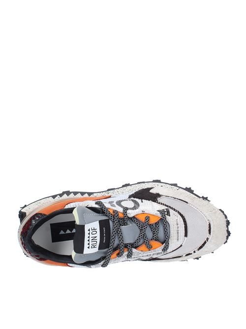 Sneakers modello 9377RO-1 RUN OF in pelle camoscio e tessuto RUN OF | 9377 RO-1MULTICOLOR