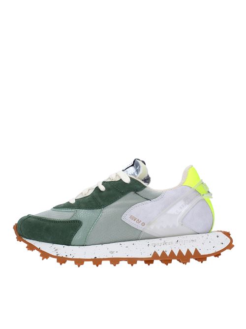 ABEL RUN OF trainers in suede and fabric RUN OF | ABELVERDE-GIALLO