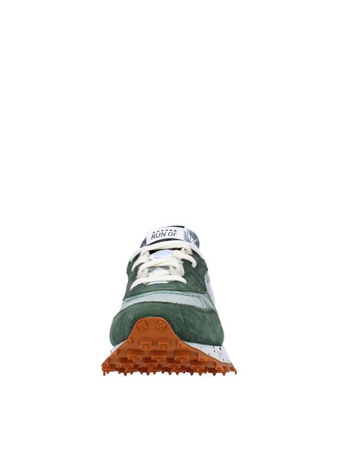 Sneakers modello ABEL RUN OF in camoscio e tessuto RUN OF | ABELVERDE-GIALLO