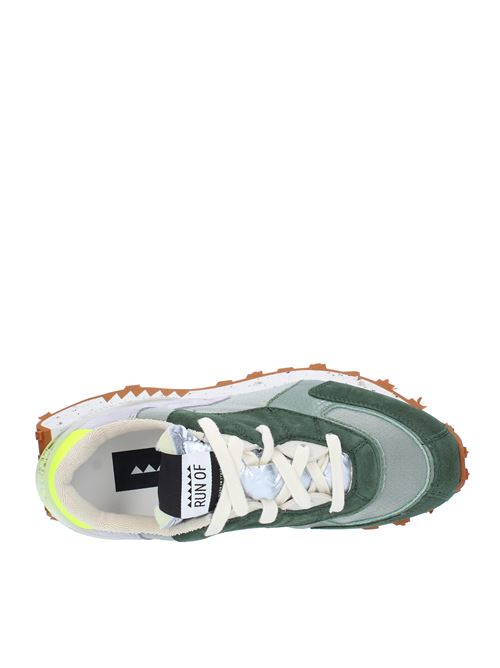 ABEL RUN OF trainers in suede and fabric RUN OF | ABELVERDE-GIALLO