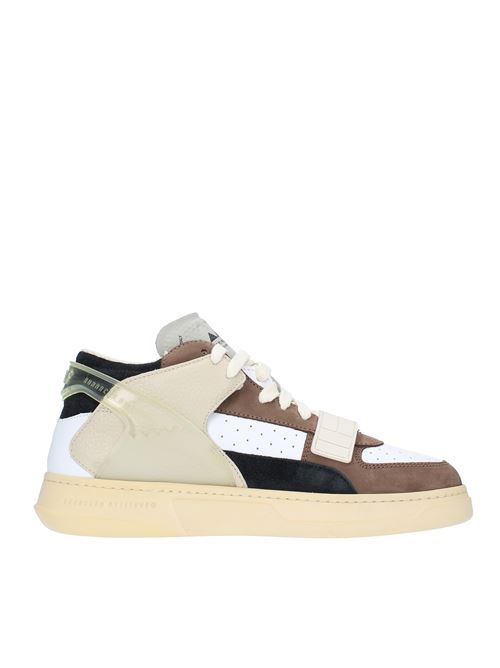 ERRANT MID RUN OF trainers in suede leather and fabric RUN OF | ERRANT MID SCOTT MMULTICOLOR