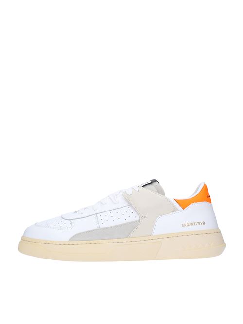 EVO COMBI-AF RUN OF trainers in suede leather and fabric RUN OF | EVO COMBI-AF MBIANCO-ARANCIO