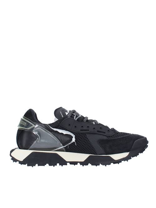 Sneakers modello REVOLT RUN OF in camoscio e tessuto RUN OF | REVOLT BLACK MNERO