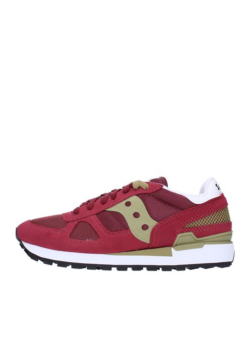Trainers model SHADOW ORIGINAL in suede and fabric SAUCONY | S2108-821ROSSO-VERDE
