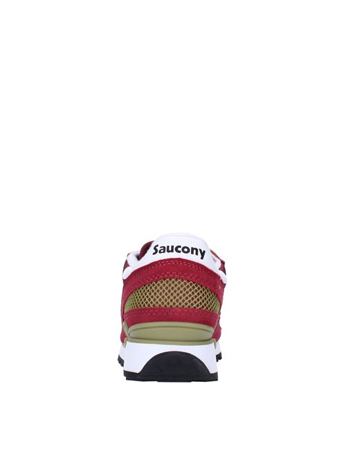 Trainers model SHADOW ORIGINAL in suede and fabric SAUCONY | S2108-821ROSSO-VERDE