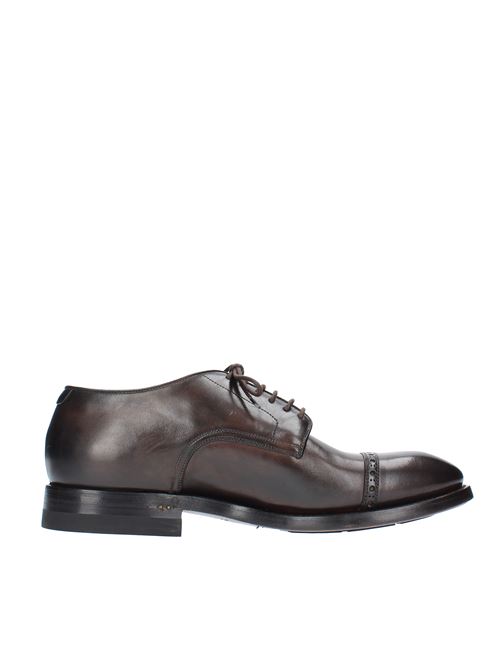 Laced shoes model S19233XZ04 in leather SILVANO SASSETTI | S19233XZ04GCCFNTDMT.MORO