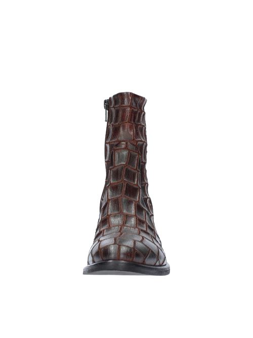 Ankle boots model A3913-K in coconut print leather STRATEGIA | A3913-KCASTORO