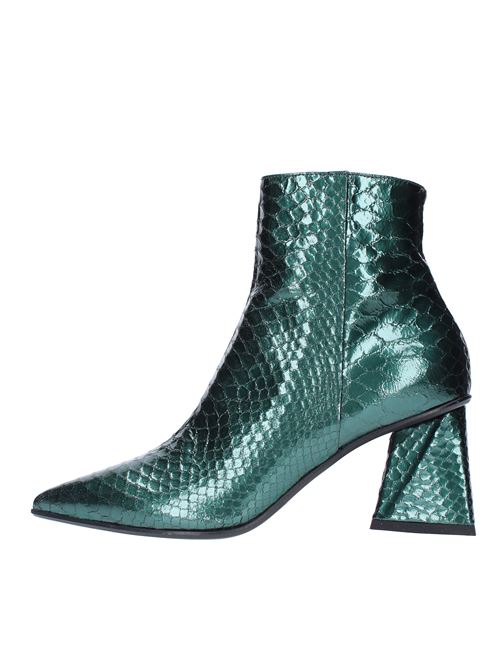 Ankle boots model A5226 in python print leather STRATEGIA | A5226PETROLIO