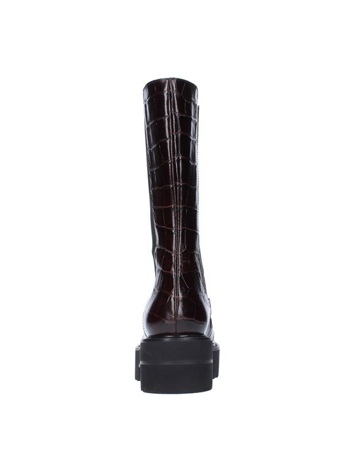 PRESLEY model Beatles ankle boots in coconut print leather STUART WEITZMAN | 4502963425T.MORO