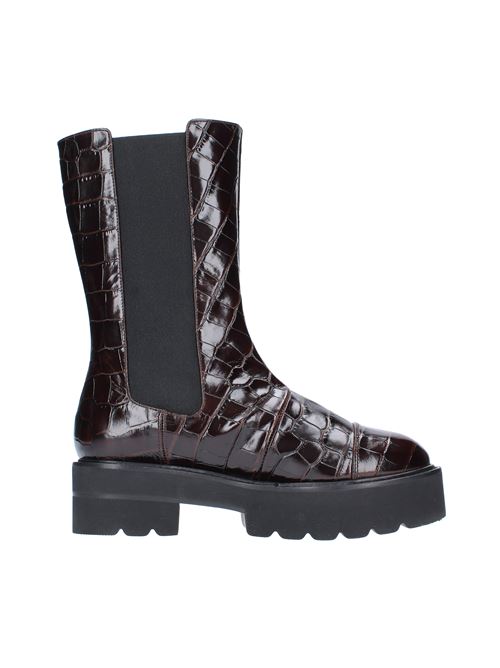 PRESLEY model Beatles ankle boots in coconut print leather STUART WEITZMAN | 4502963425T.MORO