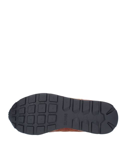 Sneakers modello Z41203 in camoscio e tessuto SUN68 | Z41203MARRONE-MULTICOLOR