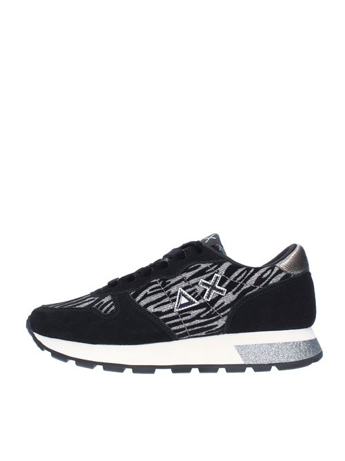 Trainers model Z41204 in suede and fabric SUN68 | Z41204NERO-ARGENTO