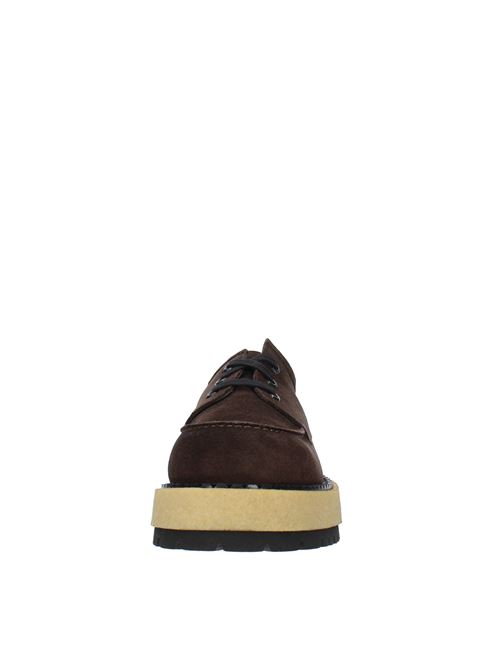 Suede lace-up shoes model ABRA004 THE ANTIPODE | ABRA004MARRONE