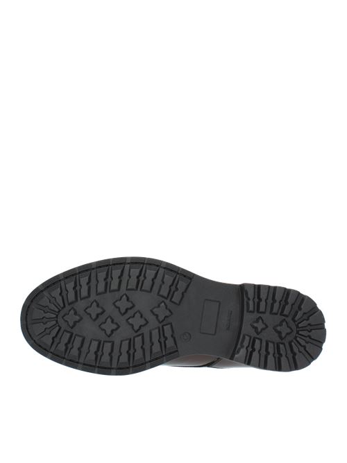 E953 lace-up shoes in leather THOMPSON | E953BORDEAUX