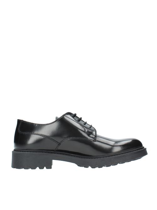E953 lace-up shoes in leather THOMPSON | E953NERO